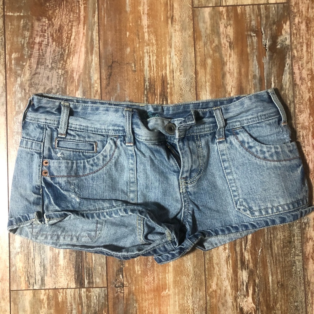 American Eagle Blue Jean Shorts